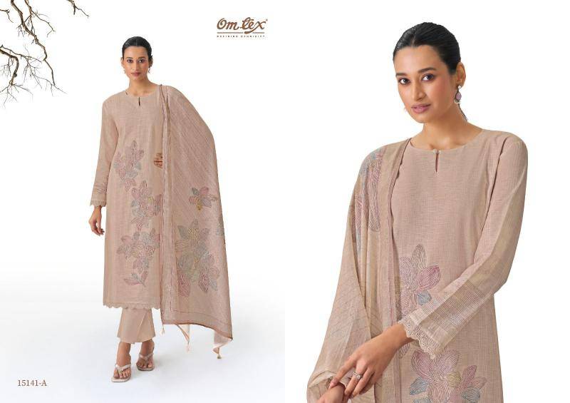 Omtex kyaraani ikat Best dress material wholesalers in Mumbai